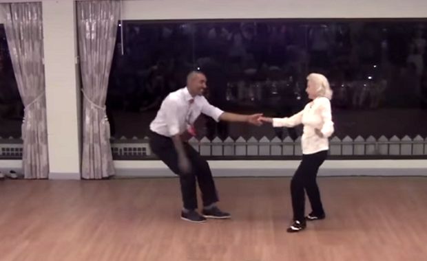 90-Year-Old Hasn’t Danced In Years, But When She Hits The Floor… Amazing!