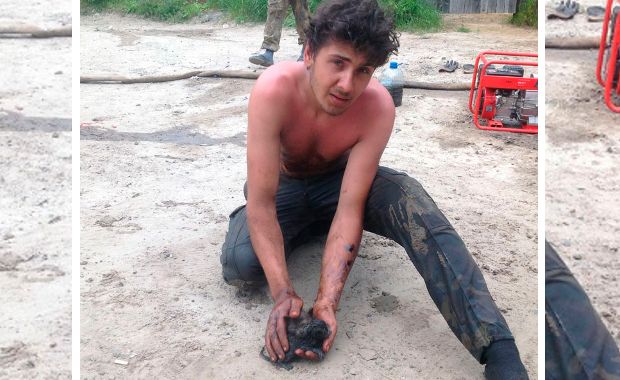 kittens rescued from oil spill