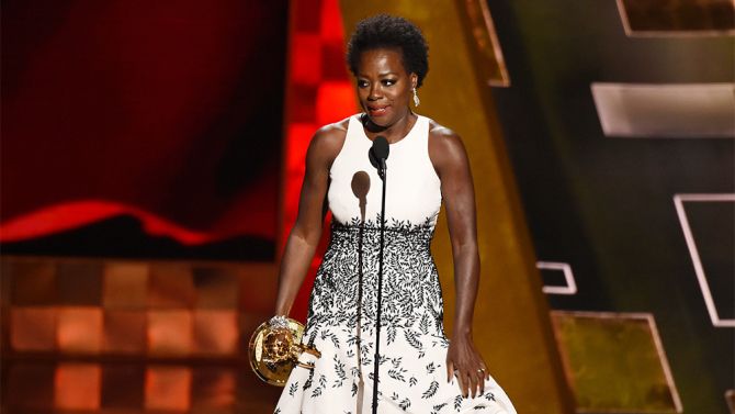 Viola Davis Gives Emotional Speech As She Makes Emmy Awards History