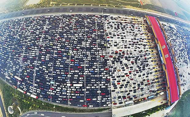 Drivers Stranded In China Traffic Jam For Up To Five Days