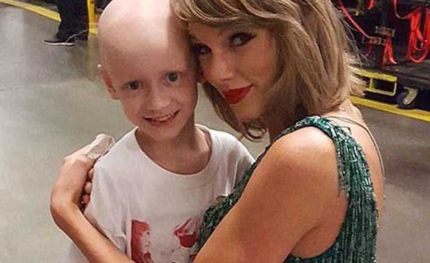 Taylor Swift Meets Young Namesake Fan With Cancer Backstage