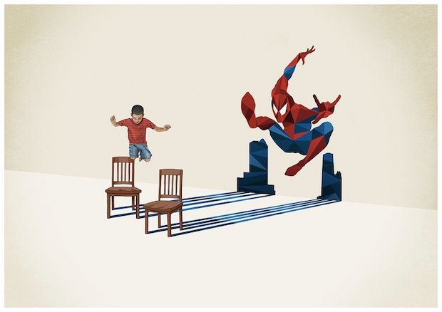 Artist’s Adorable Super Shadows Tap Into Children’s Heroic Dreams