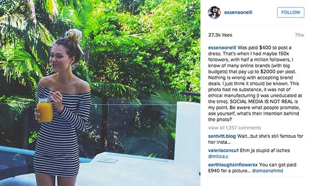 Instagram: Essena O'Neill