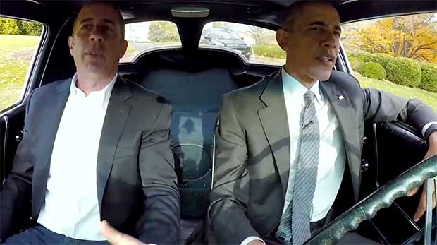President Obama, Jerry Seinfeld Take a Joyride on New ‘Comedians in Cars Getting Coffee’