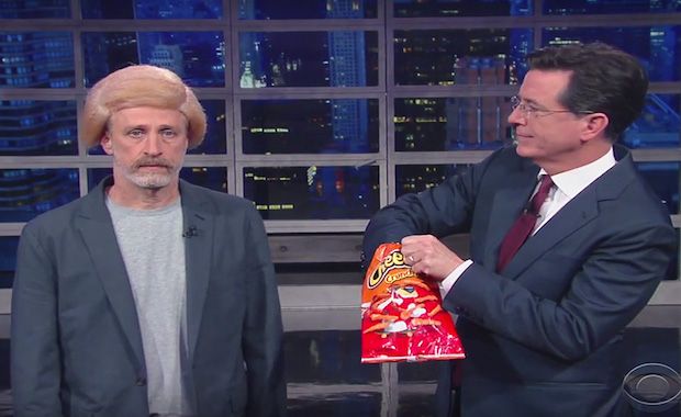 Jon Stewart Channels His Inner Donald Trump on ‘Late Show’