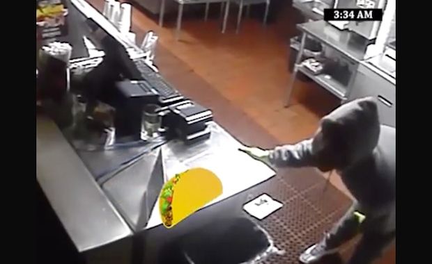 Taco Joint Turns Security Footage From Failed Robbery Into Hilarious Ad