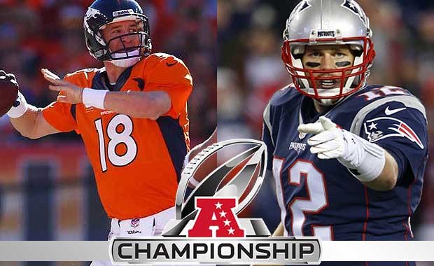 Because of Course It Would Be Brady vs. Manning: Patriots, Broncos Advance to AFC Championship