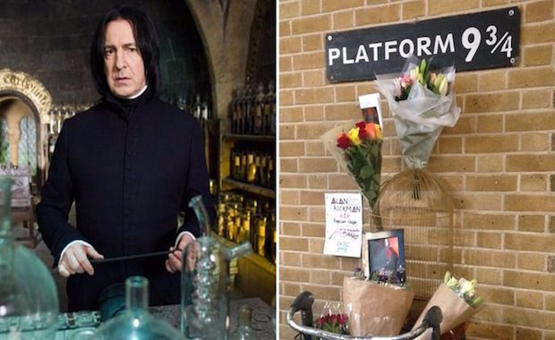 ‘Harry Potter’ Fans Honor Alan Rickman with Tribute at Platform 9¾