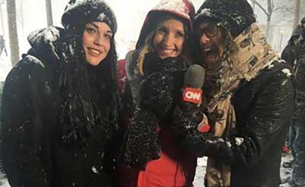 Steven Tyler Crashes Blizzard Report on Live TV