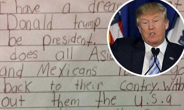Third Grader Takes on Trump in ‘I Have a Dream’ Letter