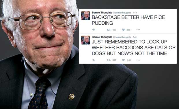 Get Inside Bernie Sanders’ Head with This Hilarious Twitter Parody Account