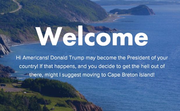 Canadian Island Welcoming Donald Trump Refugees