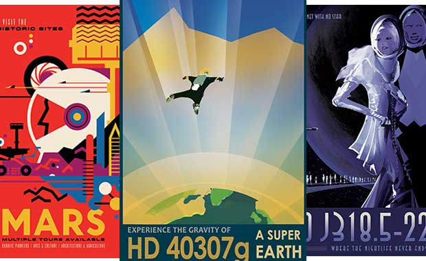 NASA Poster Art Series Will Make You Want to Space Travel