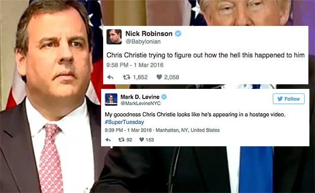 Internet Can’t Help But Wonder If Chris Christie Is Donald Trump’s Hostage
