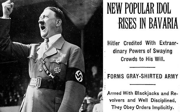 First New York Times Hitler Article in 1922 Bears Terrifying Similarities to Today