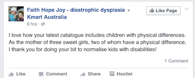 Source: Facebook KmartAustralia