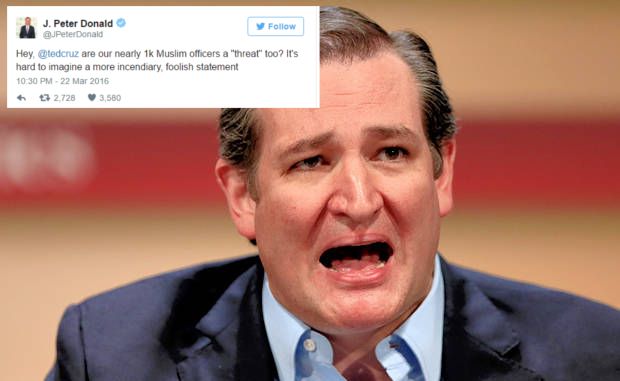 NYPD Blasts Ted Cruz’s Call to ‘Secure’ Muslim Communities