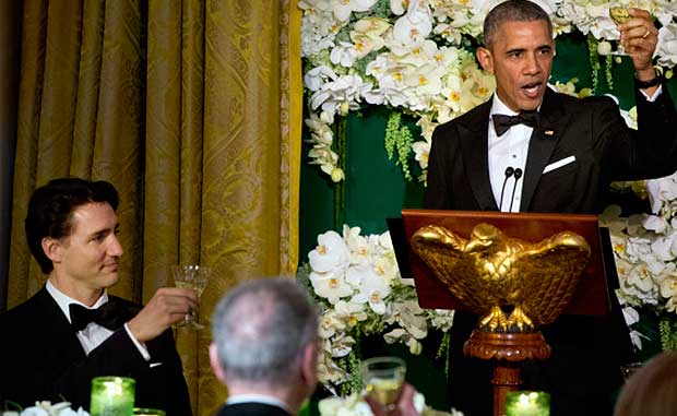 President Obama Cracks Ted Cruz ‘Birther’ Joke at Canadian PM State Dinner