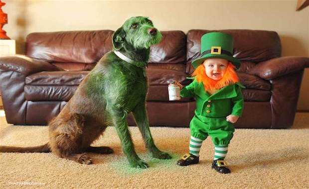 Dad Turns His Son Into Troublesome Leprechaun for St. Patrick’s Day
