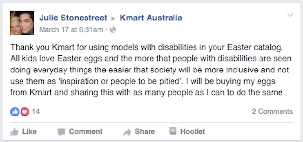 Source: Facebook KmartAustralia