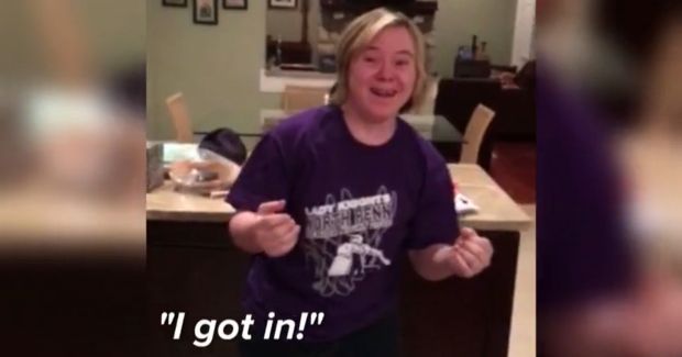 Girl With Down Syndrome Reading Her College Acceptance Letter Will Melt Your Heart