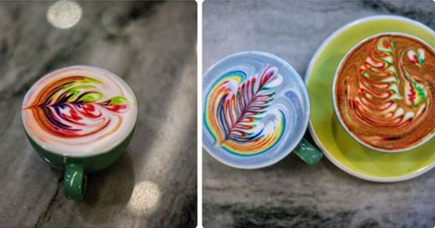 Rainbow Latte Art Will Be Your New Obsession