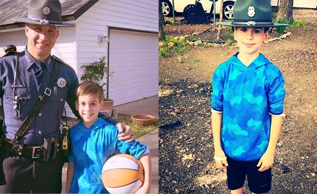 State Troopers Surprise 10-Year-Old After No One Came to His Birthday