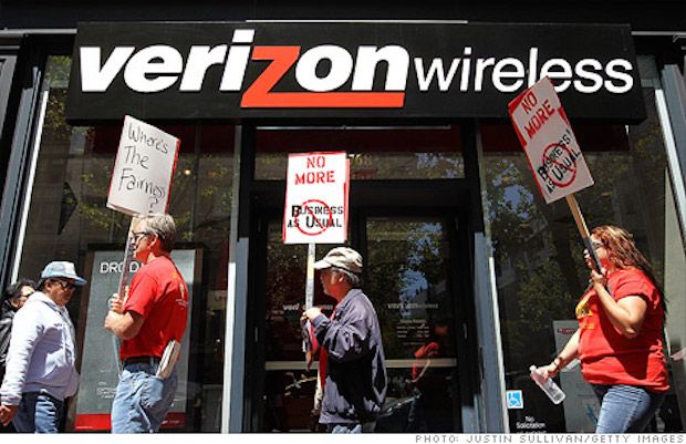 40,000 Verizon Workers Strike