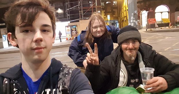 24-Year-Old Scottish Man Works 60-Hour Weeks to Feed Homeless