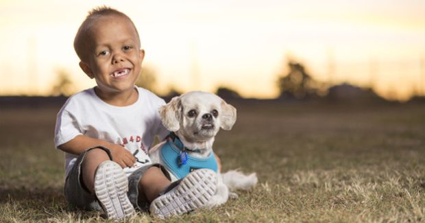 This Boy and His Dog Who Both Have Dwarfism Are the Cutest Best Friends