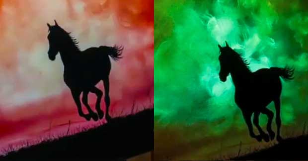 Artist’s Ingenious Designs Allows Him to ‘Paint Light’ With Glow-in-the-Dark Paints