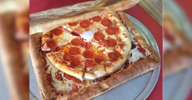 Behold: The Pizza Box Made Out of Pizzas