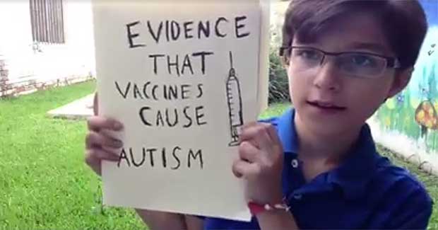12-Year-Old Shuts Down Autism-Vaccines Link in Brilliant Video Demo