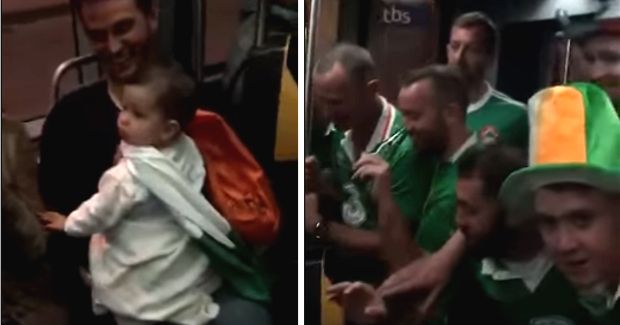Irish Football Fans Singing Baby to Sleep Will Melt Your Heart