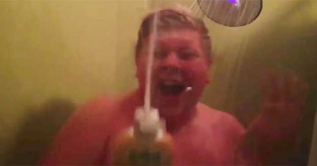 Why Does His Son Take So Long in the Shower? Hilarious Dad Finds Out