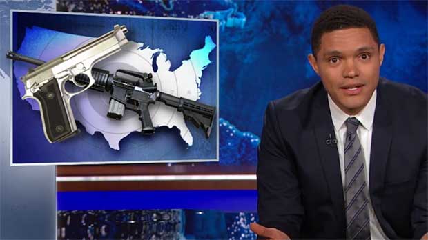 ‘When We Realized Terrorists Could Use Planes as Weapons, We Did Something.’ Hear Trevor Noah’s Stirring Plea for Gun Control