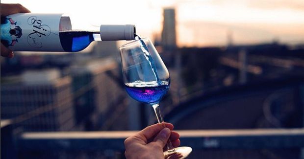 You Won’t Be Blue This Summer Sipping on This New Blue Wine