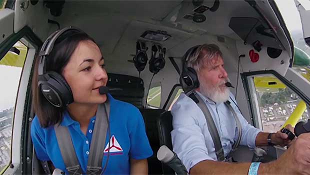 Harrison Ford Gave Aspiring Pilot Personal Flying Lesson