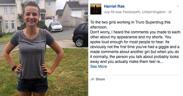 Girl Responds to Body Shamers With Kindness