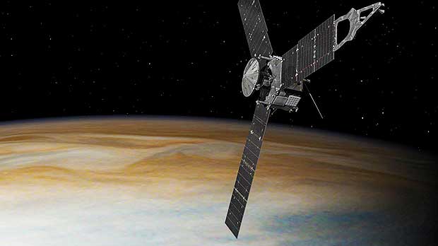 Juno Probe Enters Jupiters Orbit Capping 5 Year Long Nasa Mission