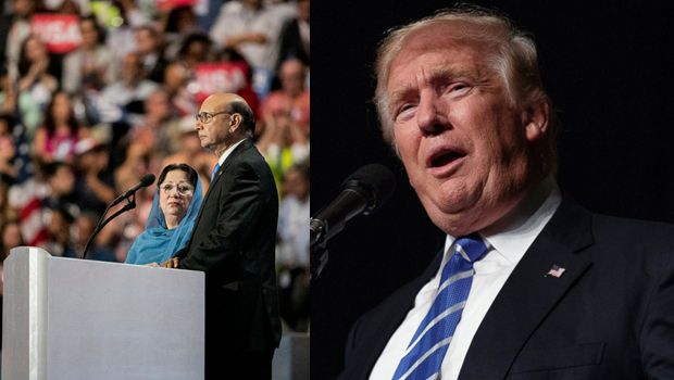 Trump Insults Muslim Gold Star Parents; Internet Reacts With #TrumpSacrifices