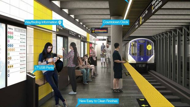 New subway platform designs MTA Renderings