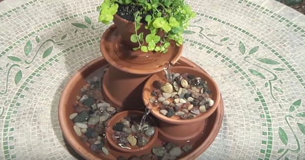 Here’s How You Can Make Your Own Terra Cotta Fountain