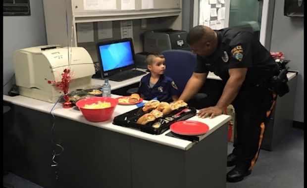 5-Year-Old Boy Saves His Allowance so He Can Treat Local Police Officers to Lunch