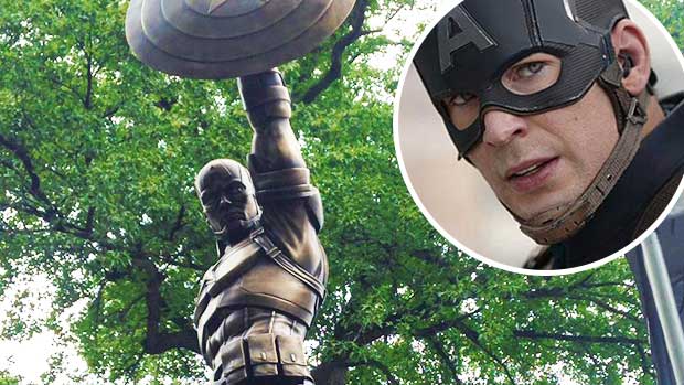 Captain America Statue Is a Patriotic Delight for Viewers in New York City