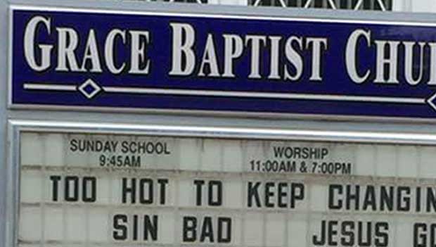 Hilarious Church Sign Is How We All Feel When It’s Just Too Damn Hot