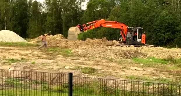 An Epic Battle Between a Man and an Excavator Caught on Video