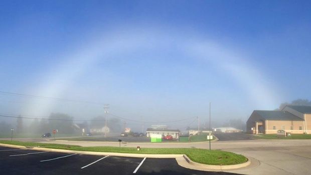Mysterious Colorless Rainbow Spotted Over Midwest