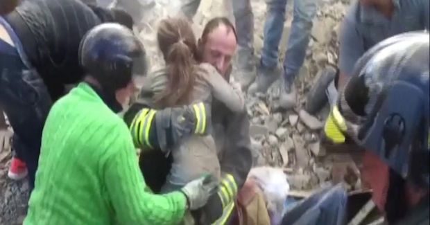 10-Year-Old Girl Pulled From Rubble 17 Hours After Massive Italy Earthquake