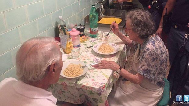 Italian Police Comfort Lonely Elderly Couple With Pasta After Neighbors Hear Them Crying